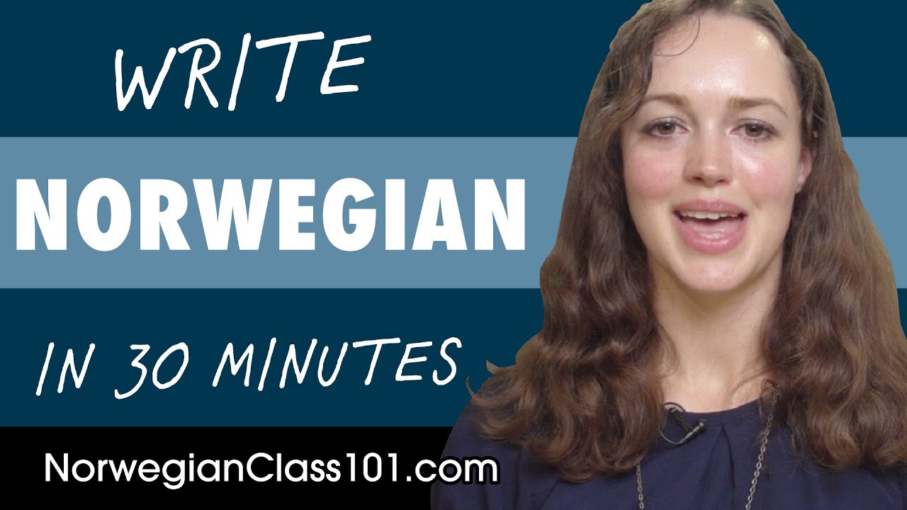 1 Hour to Improve Your Norwegian Writing Skills