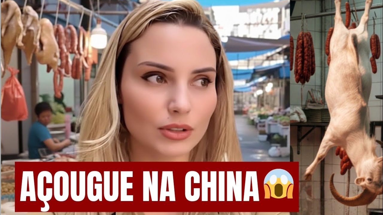 ENTREI EM UM AÇOUGUE RAIZ NA CHINA 🇨🇳😱 Você comeria isso? 