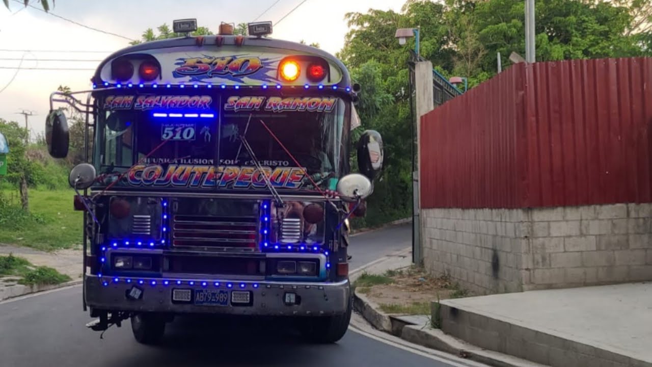 🚌ROUTE 510-A: FROM PLAZA AMANECER BUS TERMINAL TO COJUTEPEQUE AND SAN RAMÓN || Buses in EL SALVADOR🔥