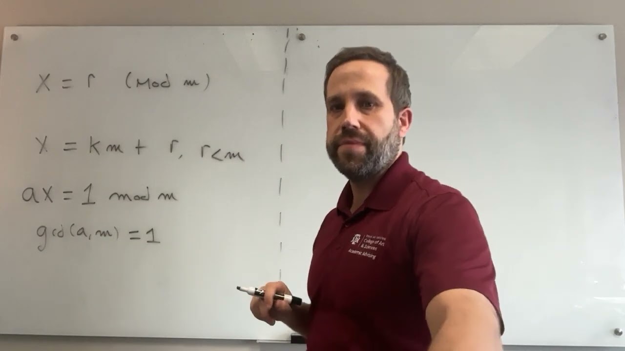 Math 629 Week 5 Congruences and Euclidean Algorithm