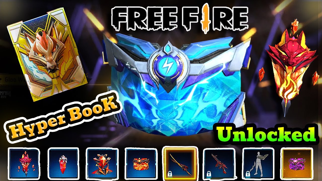 Free Fire || I Unlocked Hyper Book And I Have Many Legendary Items || 😯