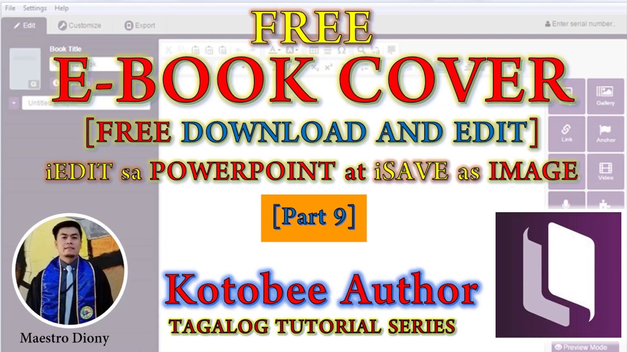 FREE E-BOOK COVER at KUNG PAANO ITO iEDIT at iSAVE as IMAGE/PICTURE
