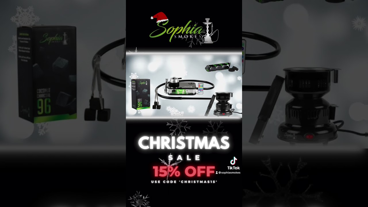 15% OFF ALL OUR SOPHIA SMOKES PRODUCTS!🔥 Available on sophiasmokes.com🎅🏽