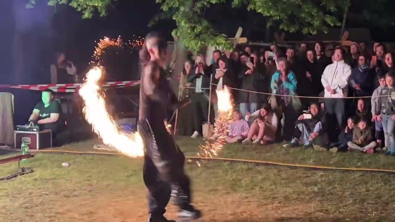Fire-play in Dresden✔️Attending Mittel-Alter-Fest(MAF)💕