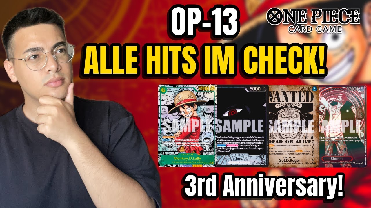 Alle Hits aus OP-13! Lohnt sich das 3rd Anniversary Set? One Piece TCG Deutsch