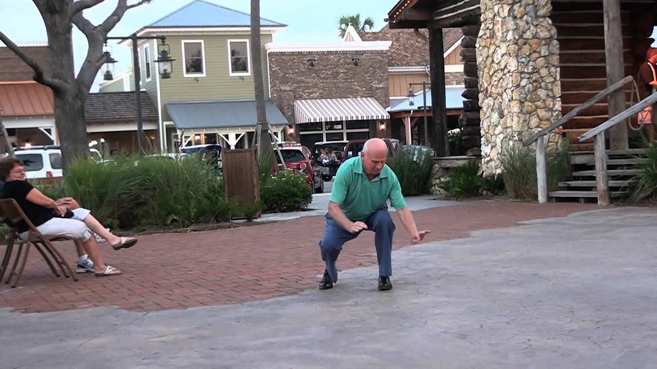 Think you can dance?  Awesome video of a senior dancing to his own beat in The Villages FL..