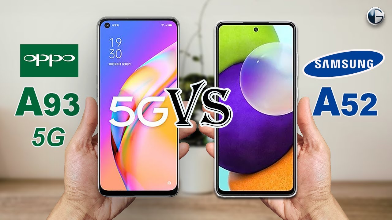 OPPO A93 5G vs SAMSUNG Galaxy A52 || Full Specs Comparison