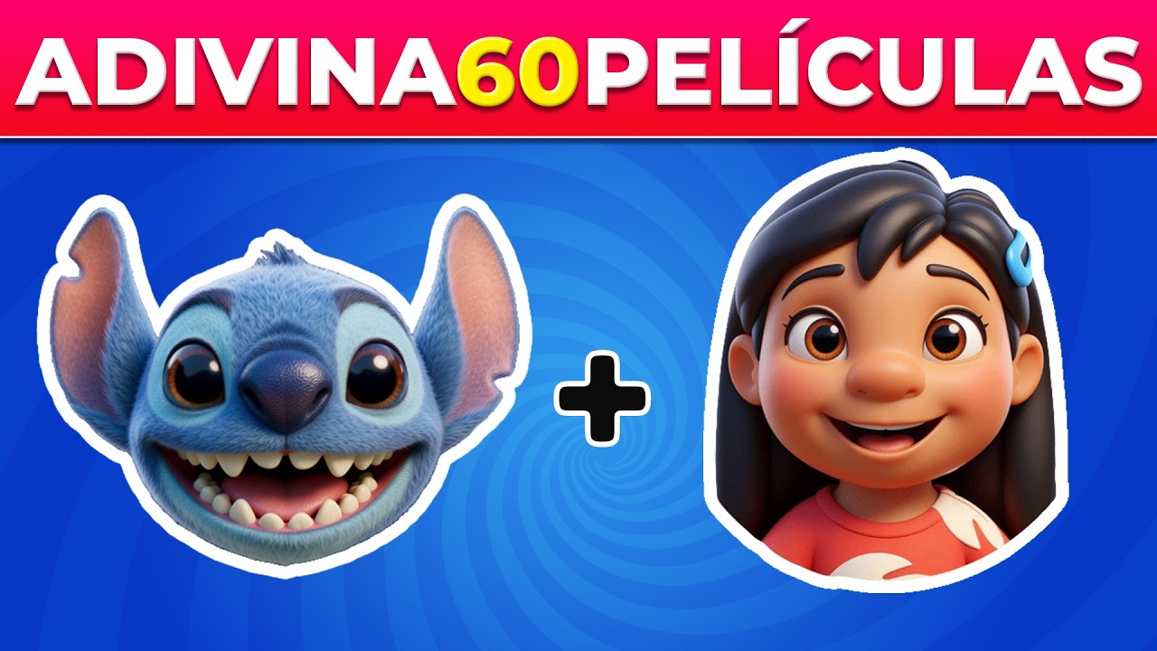 Adivina 60 PELÍCULAS de ANIMACIÓN por los EMOJIS 🎬🍿