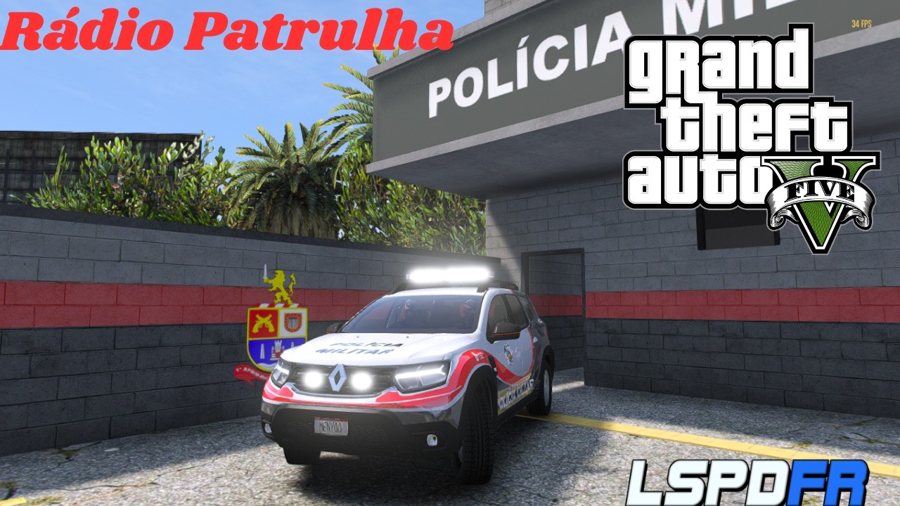 AGREDIU a MULHER e FOI PRESO PELA RÁDIO PATRULHA | PMESP | GTA V LSPDFR