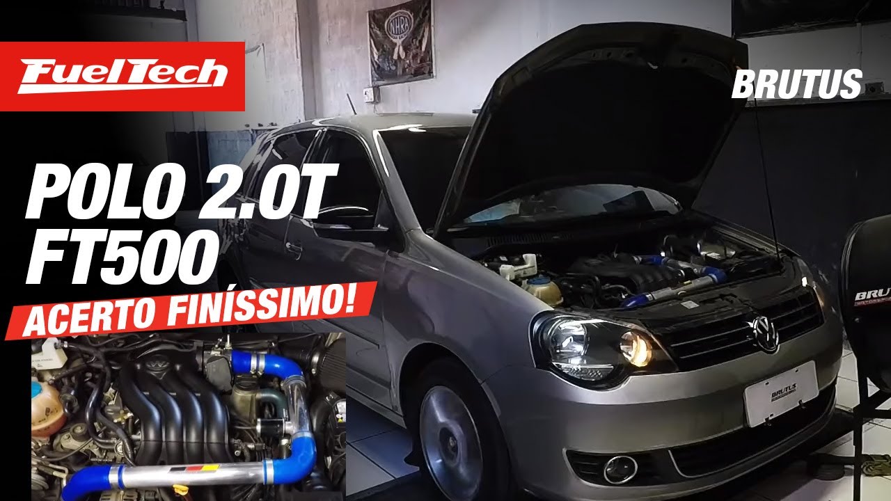 CARRO PEQUENO, MOTOR GRANDE!  VW POLO 2.0 TURBO COM FUELTECH 💪