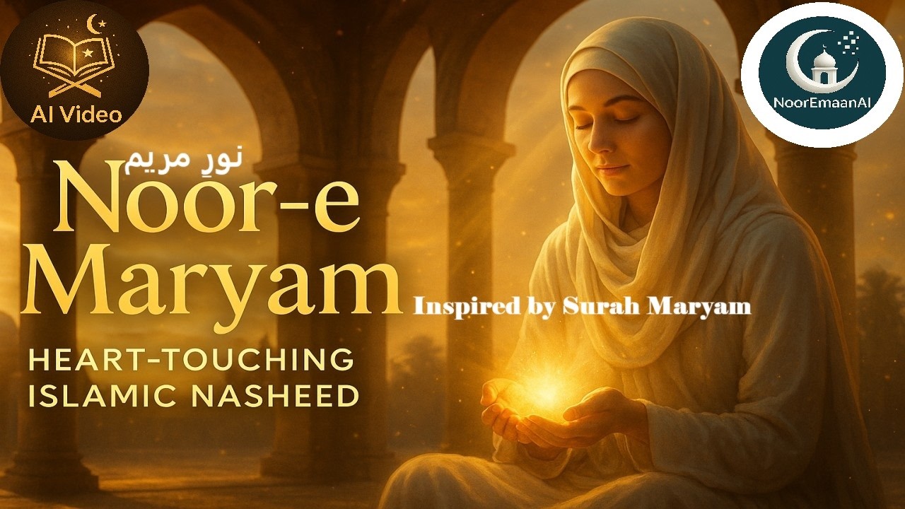 Noor-e-Maryam &ndash; Inspired by Surah Maryam | Heart-Touching Islamic Nasheed | Noor Emaan AI