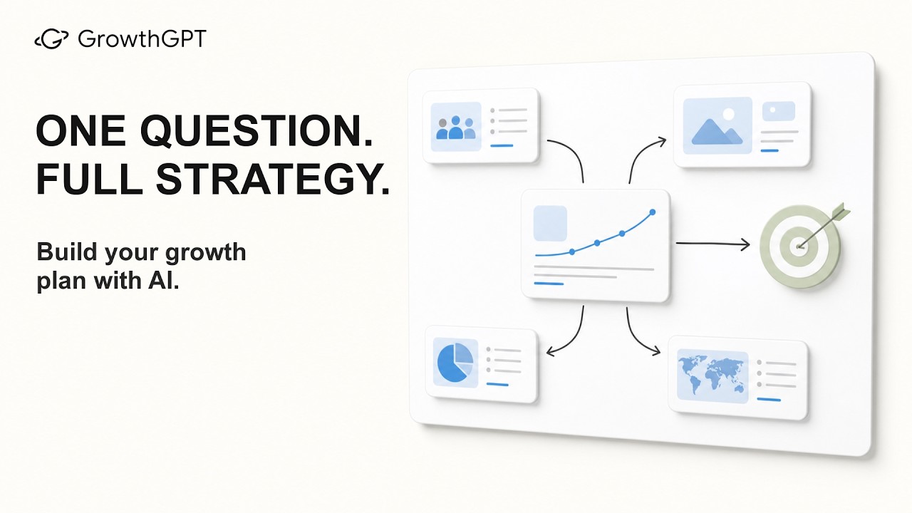 Build a Growth Strategy with AI: From One Question to a Plan | GrowthGPT Tutorial