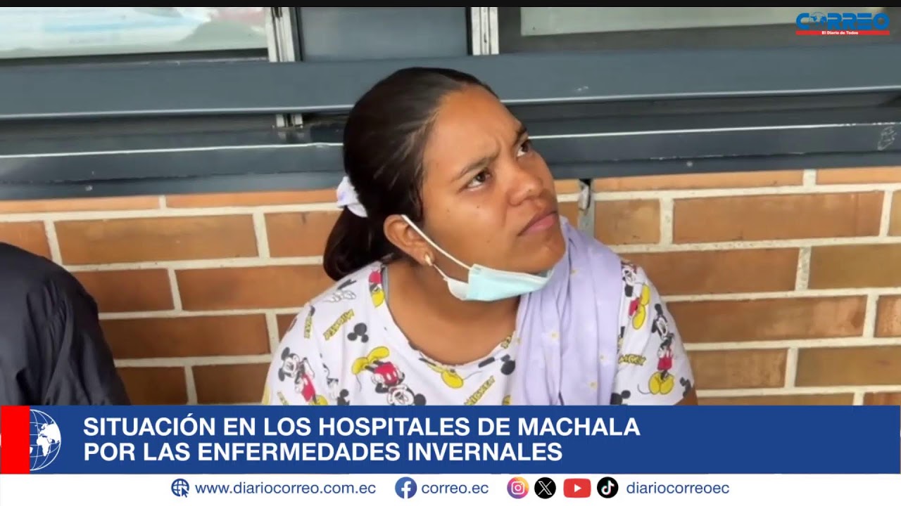 Situación en los hospitales de Machala por las enfermedades invernales
