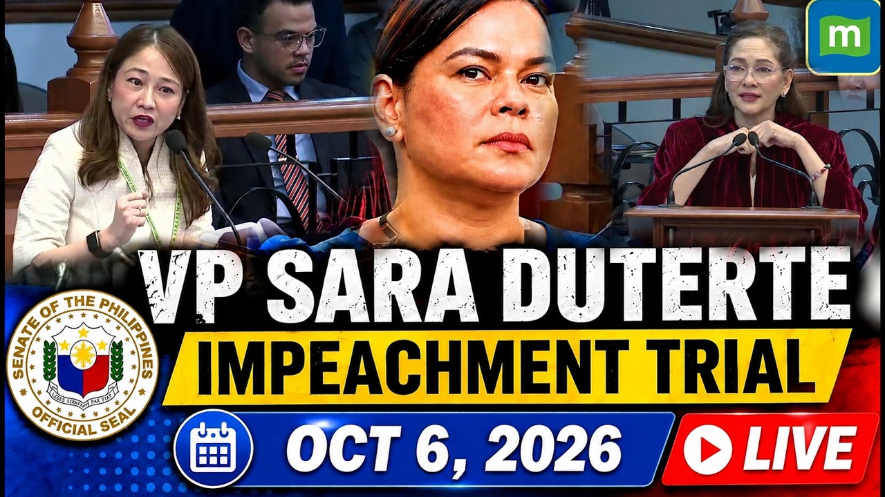 🔴Sara Duterte Impeachment Trial LIVE: AMLC Witness Faces Cross-Examination on Day 34 | Philippines