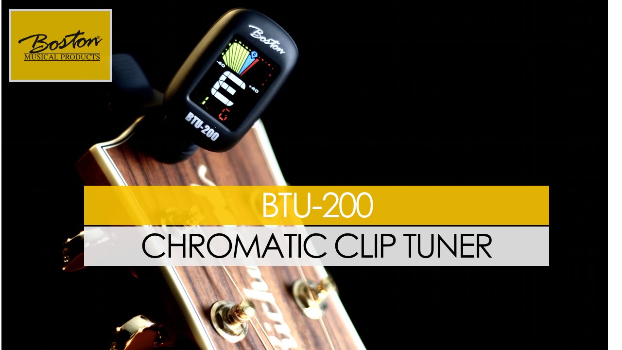 BTU-200 Chromatic Clip Tuner - Boston Musical Products