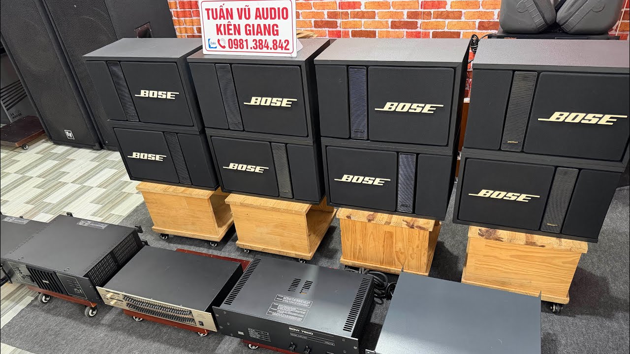Em về Loa Bose 301 seri 2 .Đẩy Bose 1600VI .Lọc Classicpro CEQ231 ☎️0981384842