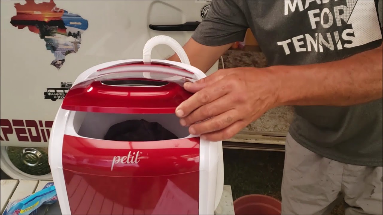 MINI MÁQUINA DE LAVAR ROUPAS PETIT PARA MOTORHOME