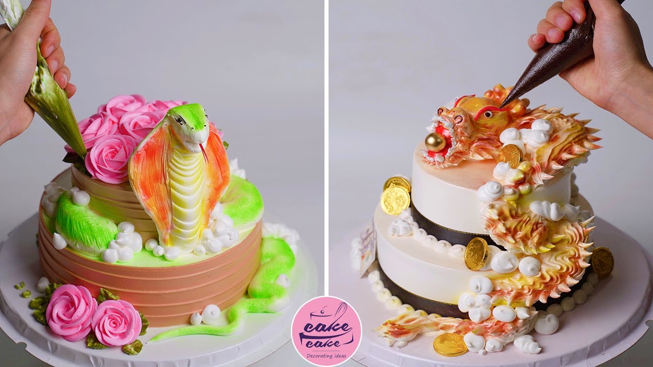 Snake and Dragon Cake Decorating Ideas For Cake Lovers | Satisfying Cake Design Video | Part 631
