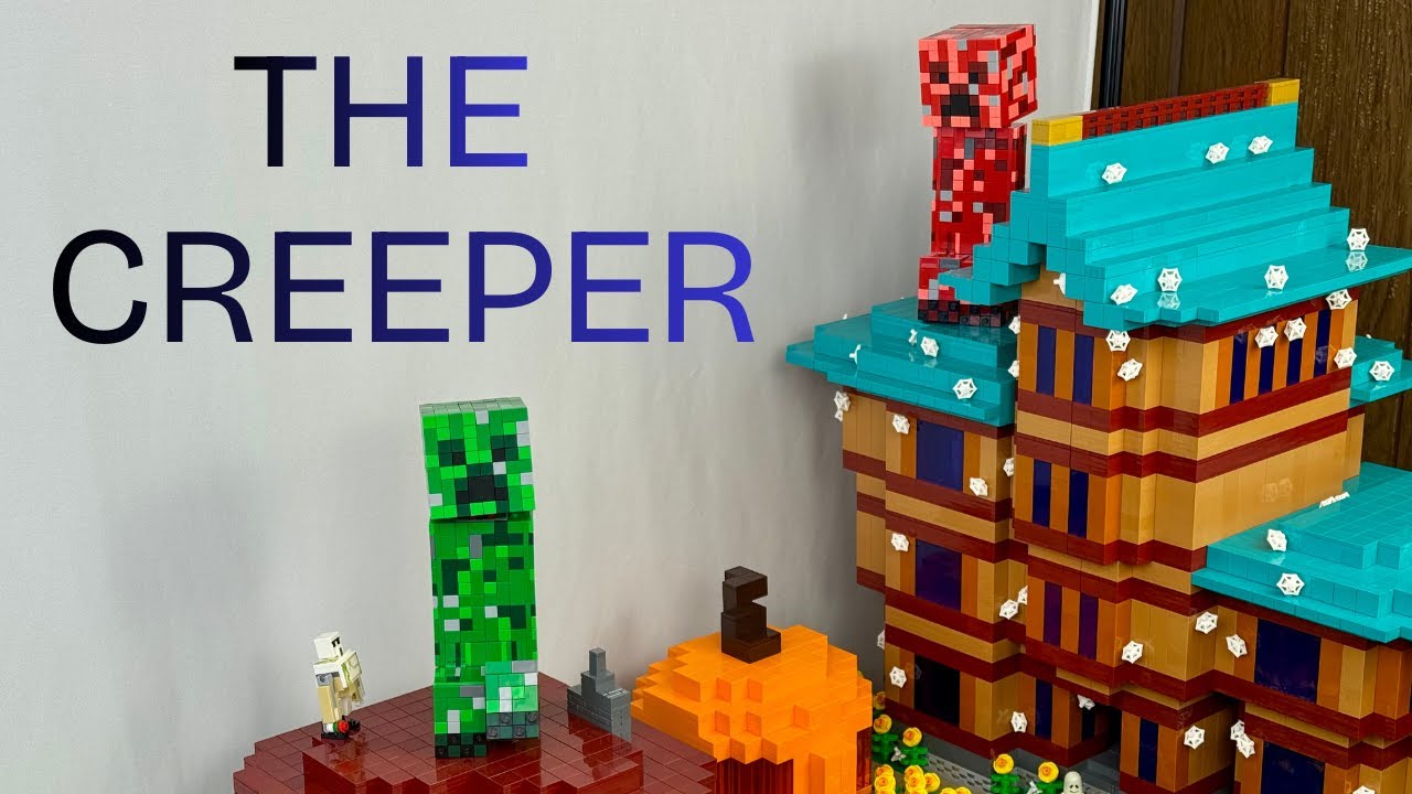 LEGO MINECRAFT The Creeper Set Review and Build Timelapse 21276