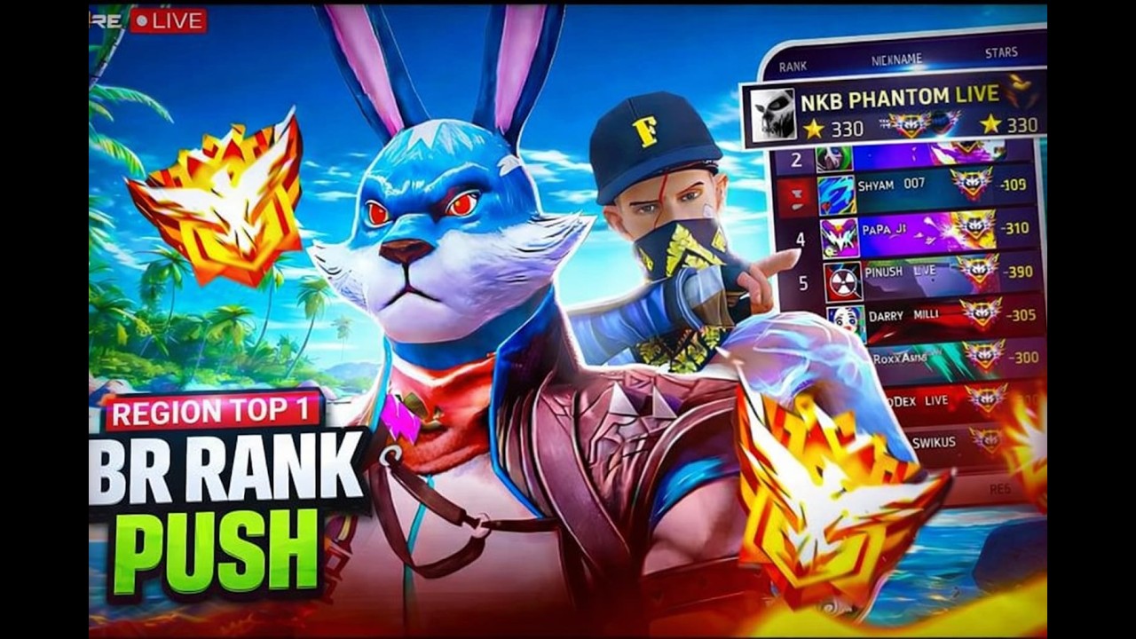 🔴 [Live] Free Fire New Rank Season | Rank Push Live !!