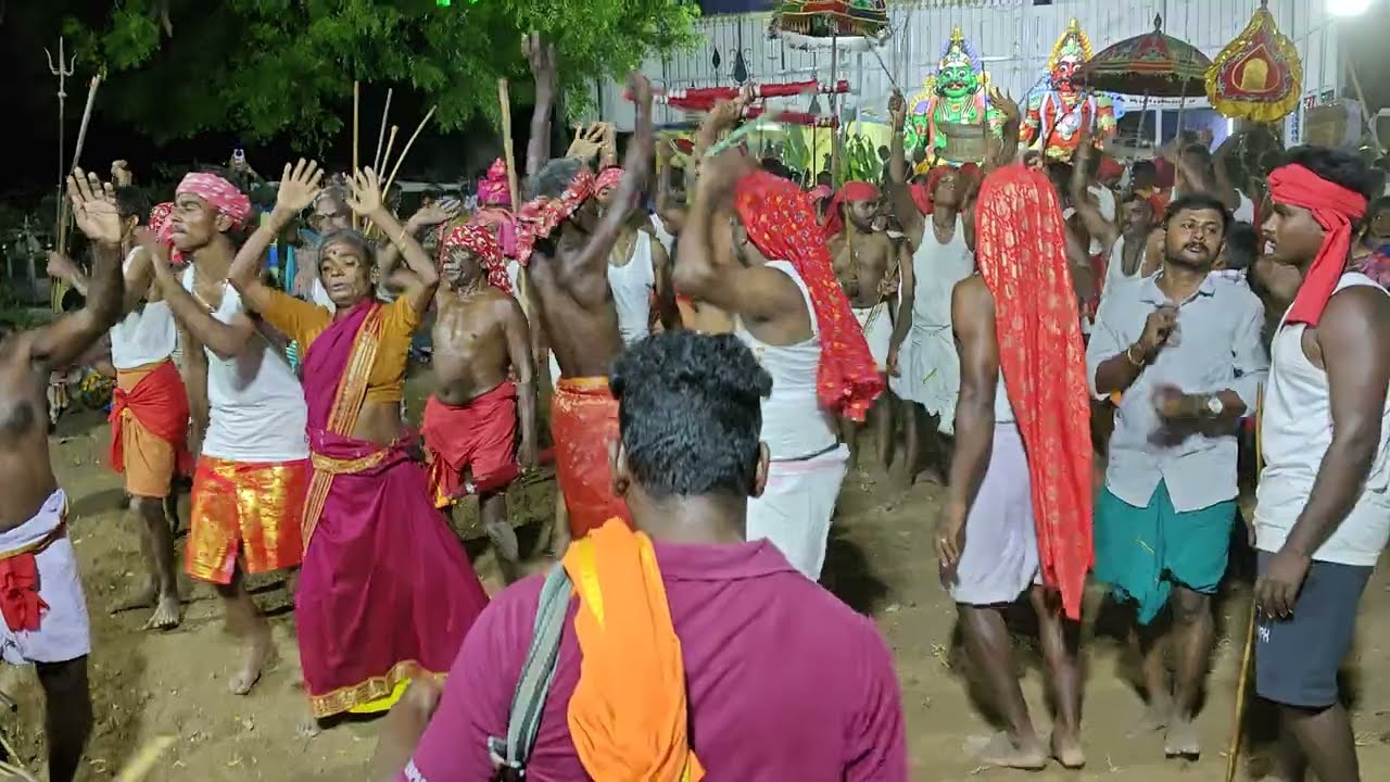 சாமேடு கோட்டை கருப்பராயன் கோயில் #சாமிஆட்டம் #karuppasamy #samiattam 
