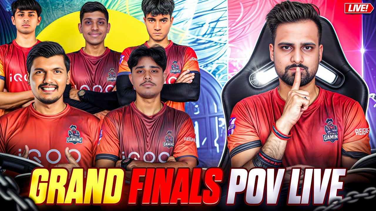 TOURNAMENT GRAND FINALS POV LIVE ! WITH TOTAL GAMING ESPORTS |TG FOZYAJAY | #totalgaming #freefire