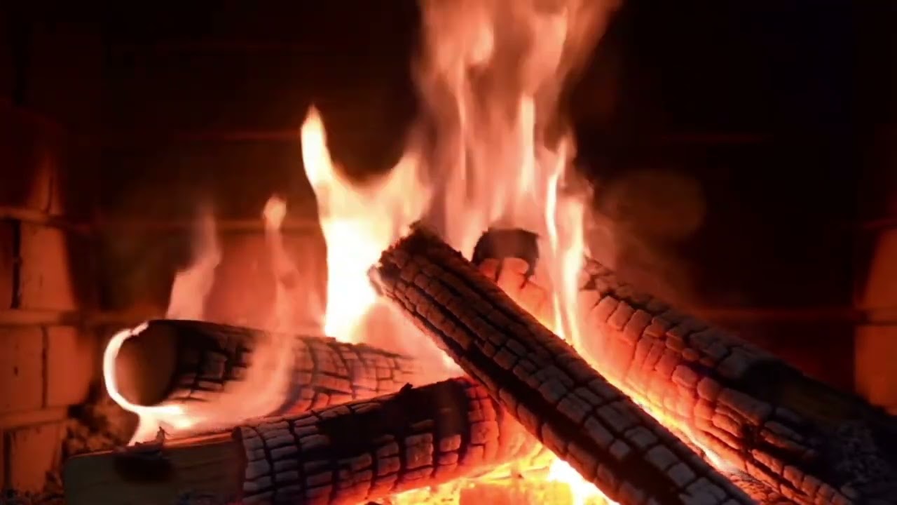 Fireplace Tranquility Retreat Crackling Flames, Glowing Embers and Deep Relaxation for Restful Sleep
