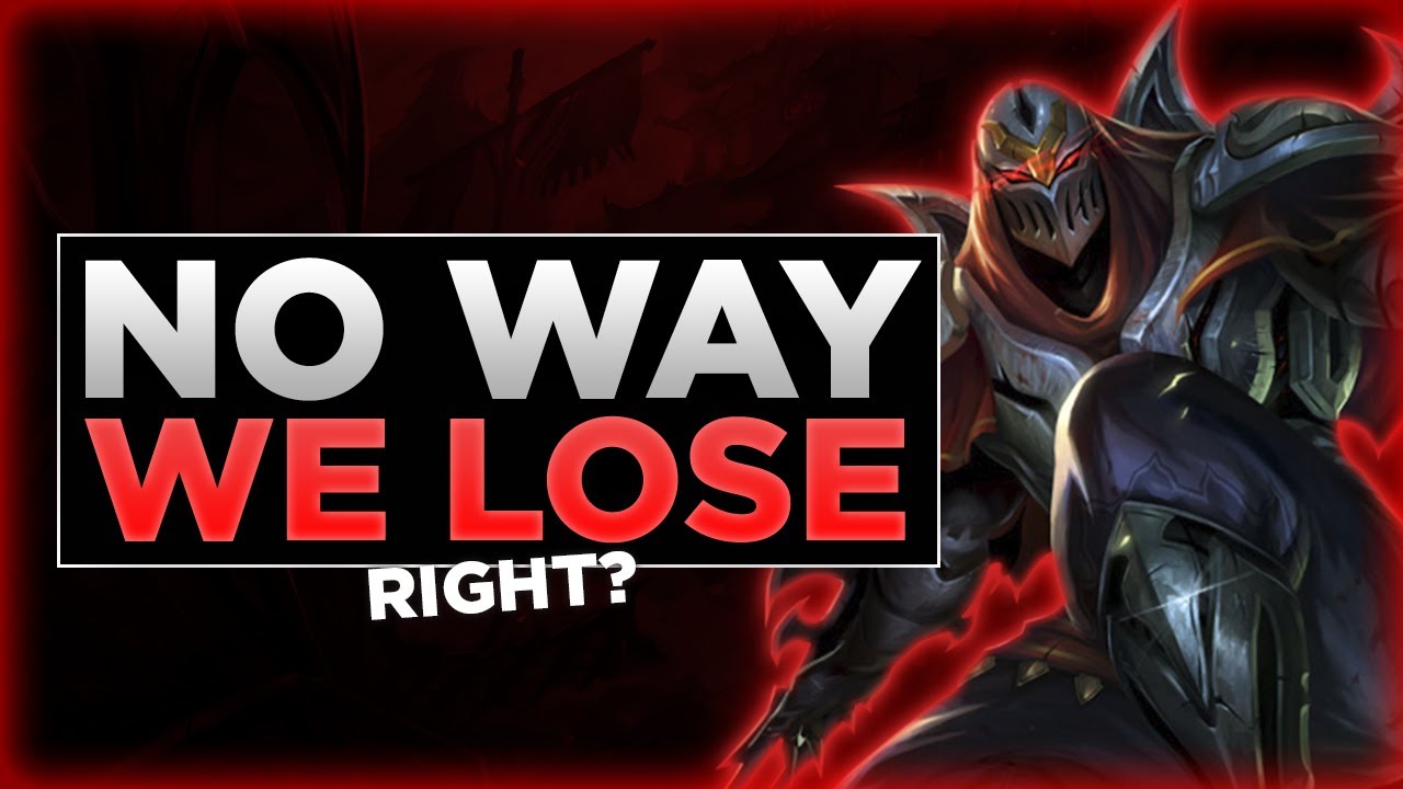 NOT EVEN RANK 1 ZED COULD CARRY THIS...