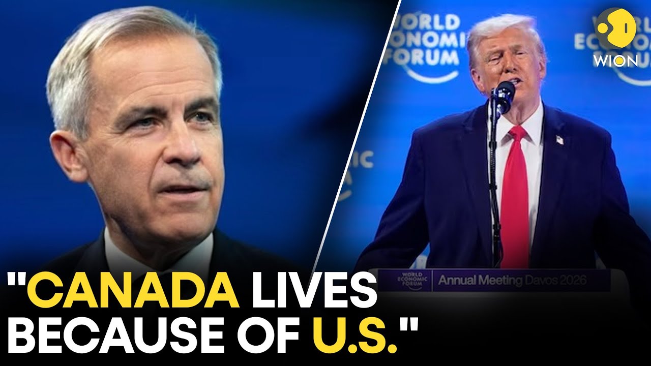 Trump at Davos LIVE: “You Exist Because of America”: Trump’s Canada Comments Ignite Political Storm