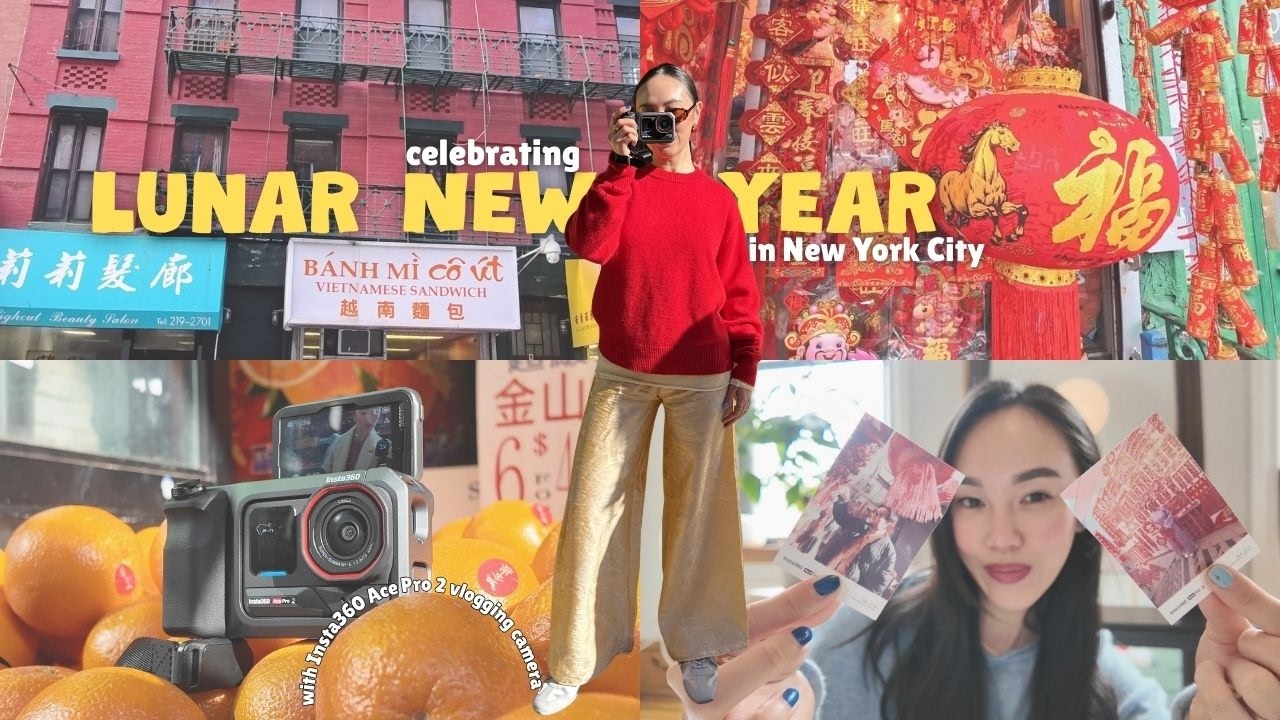 Life in NYC: Lunar New Year in Chinatown 2026 | Vlogging with Insta360 Ace Pro 2 camera