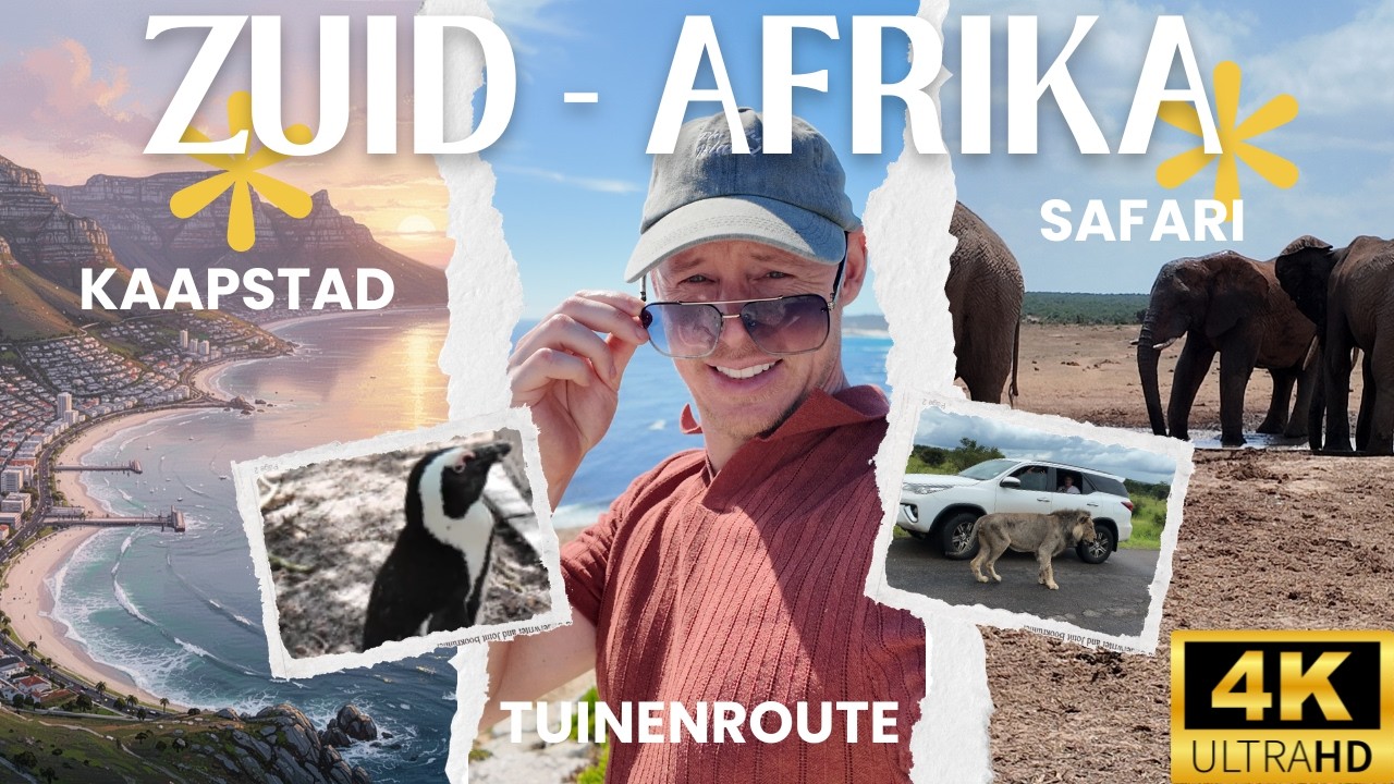 ZUID-AFRIKA Rondreis in 4K HD! Kaapstad, Tuinroute, Addo Park & VIVA safari in het Kruger Park. NL