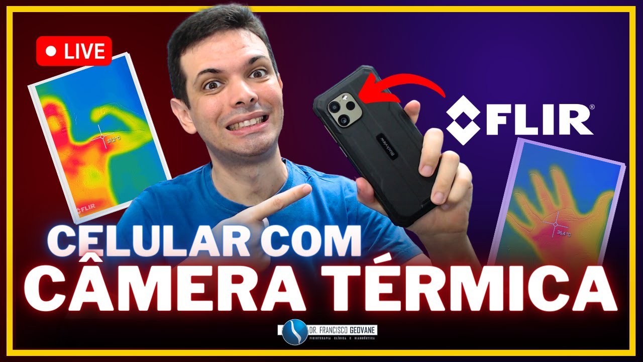 TERMOGRAFIA CLÍNICA no CELULAR? Conheça o CELULAR QUE TODO FISIO e MASSO Precisa!!