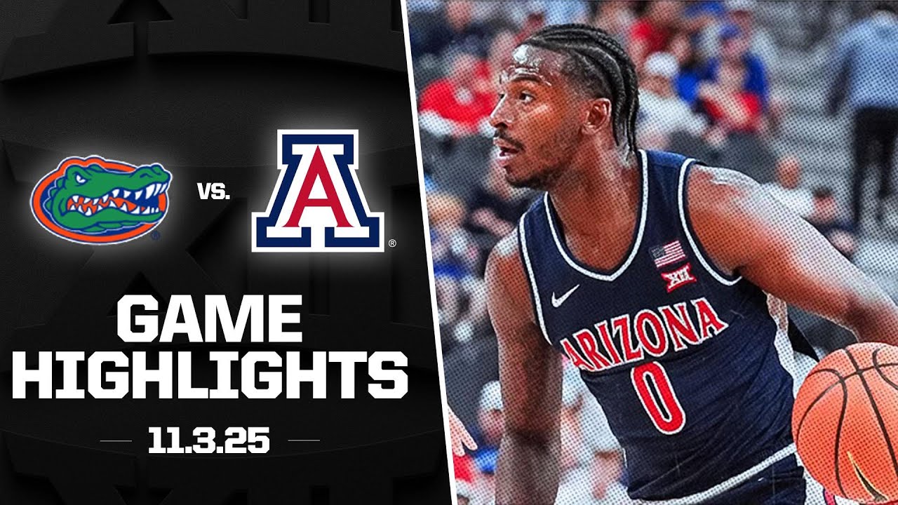 #3 Florida vs. #13 Arizona Game Highlights | 2025-26 Big 12 Men's Basketball
