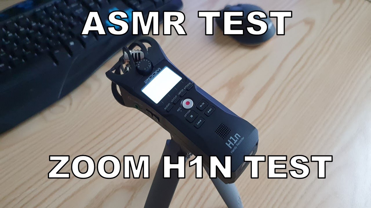 ZOOM H1N TEST / ASMR TEST 추천 ZOOM H1N 핸디레코더 ASMR 테스트