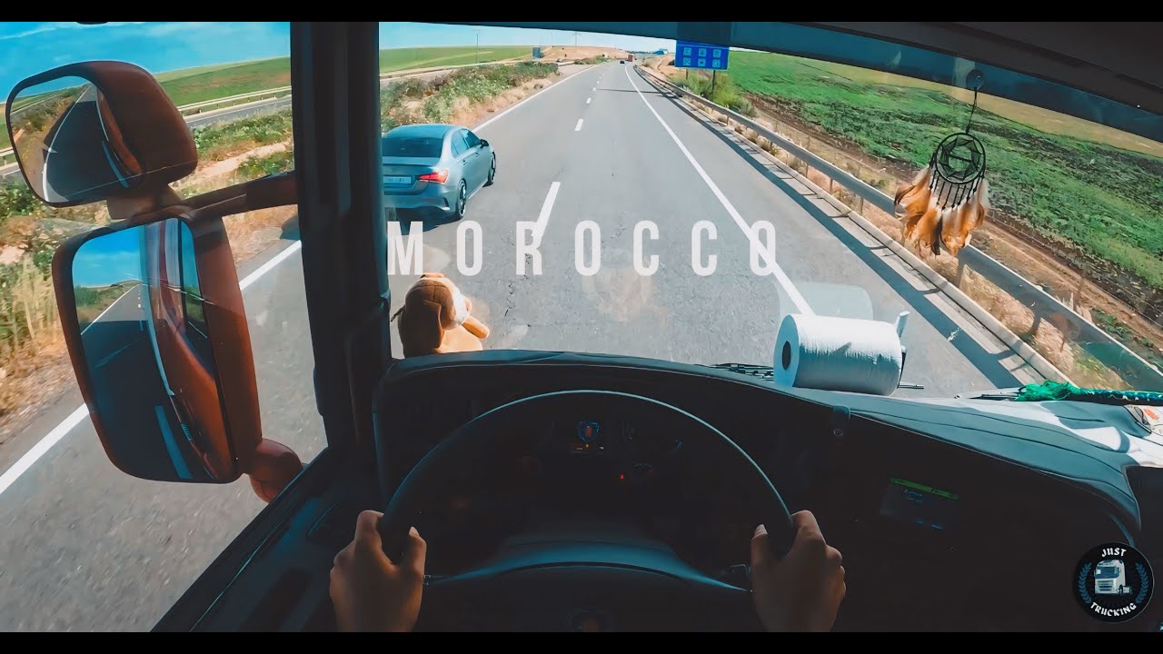 POV Truck Driving Scania R450 🚛 | Epic Road Trip Agadir to Tangier 🇲🇦