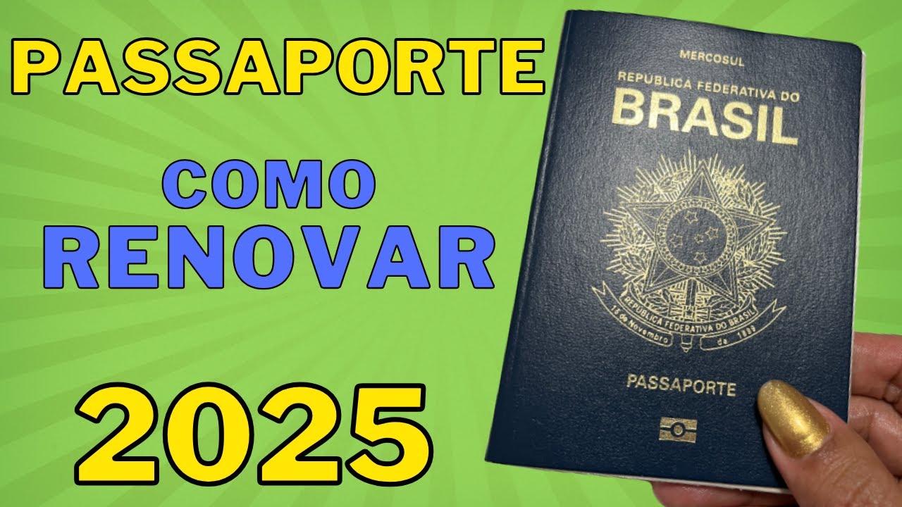 COMO RENOVAR PASSAPORTE DO BRASIL SEM ESTRESSE EM 5 MINUTOS - Guia Rápido - 2025 Atualizado