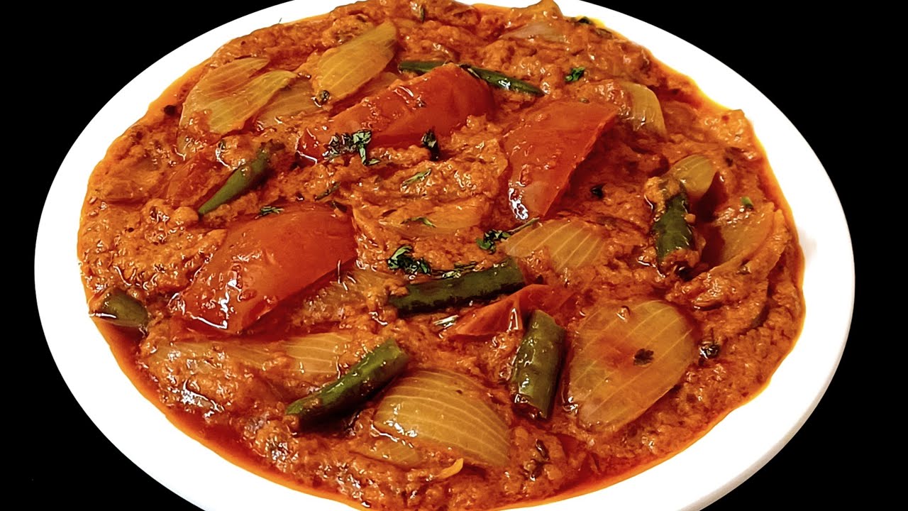 प्याज टमाटर की अनोखी आसान सब्जी सब उंगलियां चाटने पर मजबूर हो जाएंगे | Pyaaj Tamatar Ki Sabji