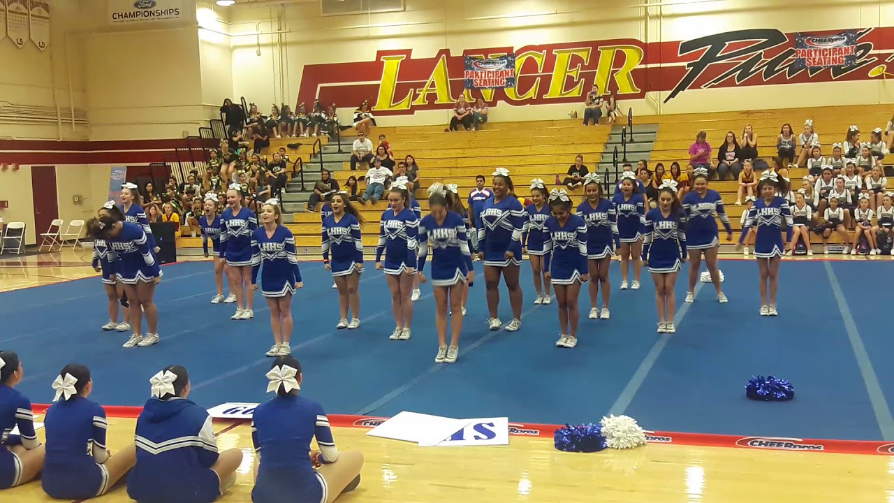 La Habra cheer competition 1-13-18