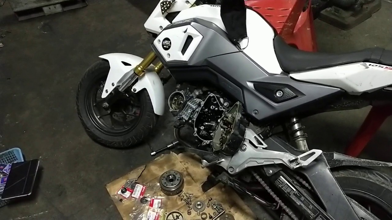 ประกอบชุดโซ่ราวลิ้น Honda MSX 125 i