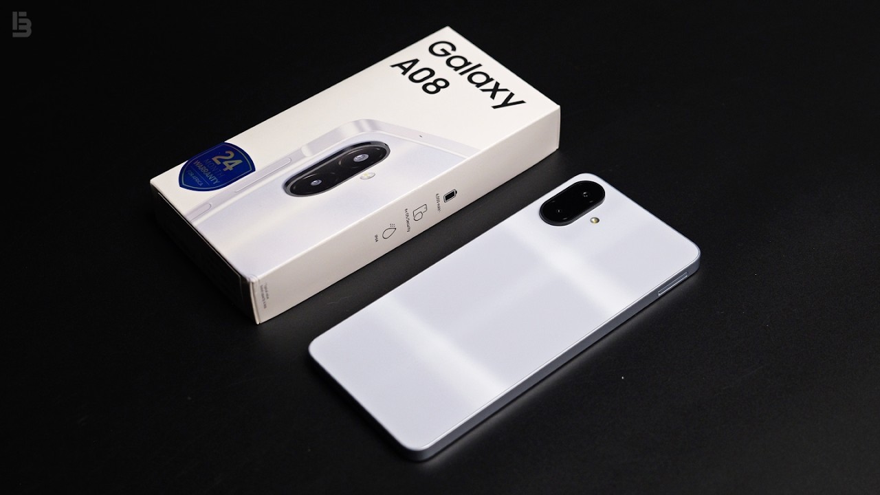 Samsung Galaxy A08 Unboxing and Setup: ASMR