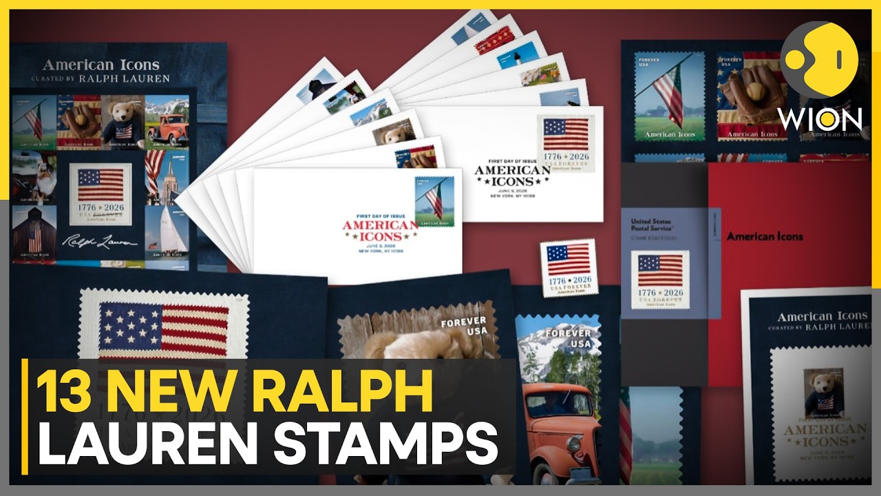 Ralph Lauren Designs Historic USPS Stamp Collection Celebrating American Heritage | WION