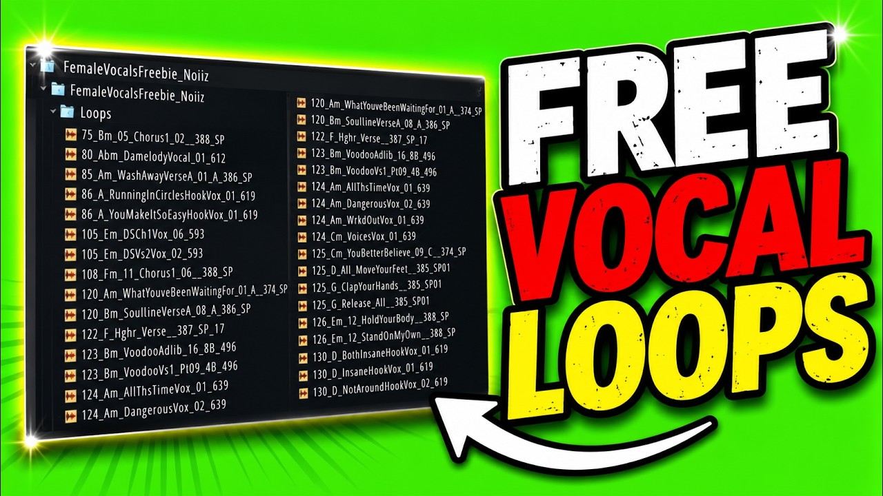 Free Female Vocals Sample Pack - Female vocals samples (PROVIDED BY NOIIZ)