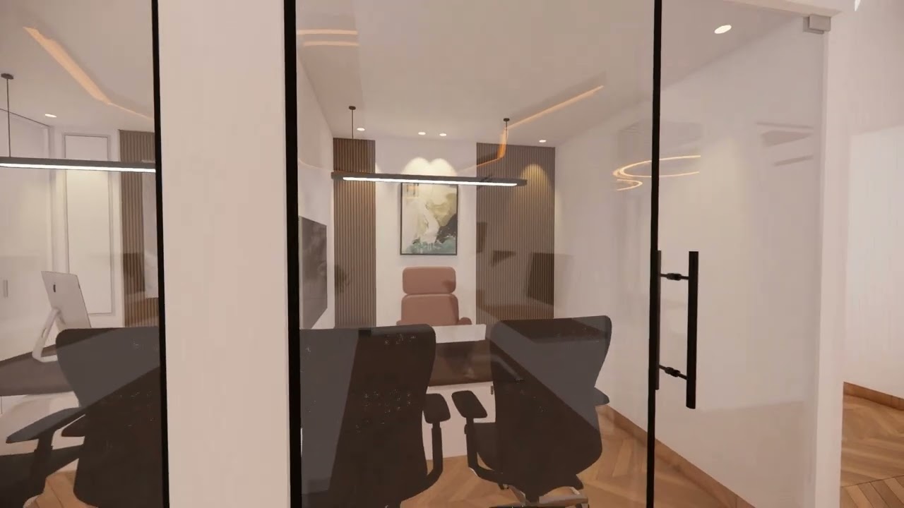1500 sqft Office interior design |md cabin|conference room|small cabin|idea