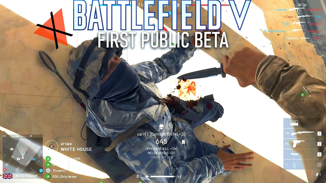 BATTLEFIELD with no 3D Spotting | BF5 First Public Beta 2018