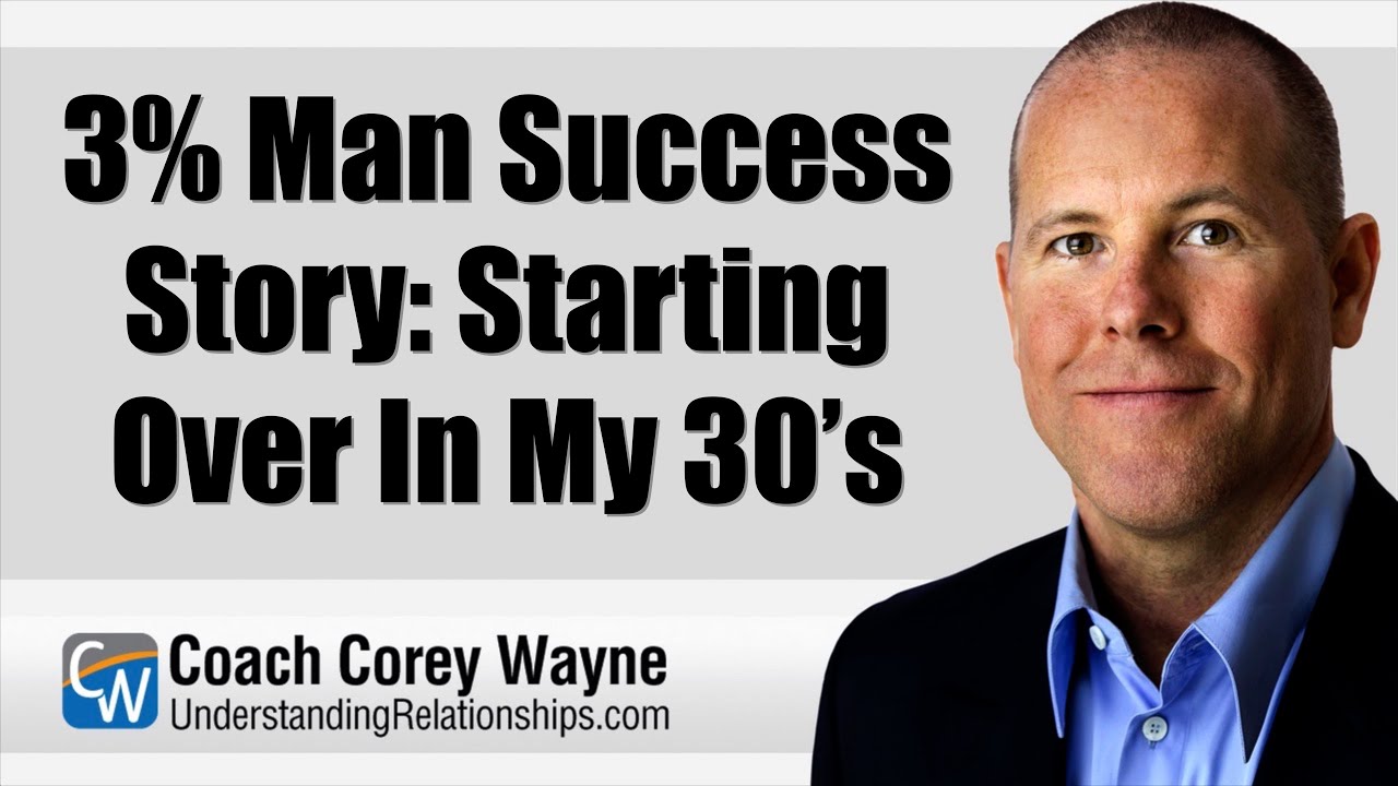 3% Man Success Story: Starting Over In My 30&rsquo;s