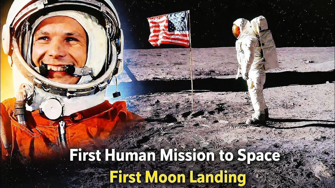 From the first human in space to the first step on the Moon (in brief)