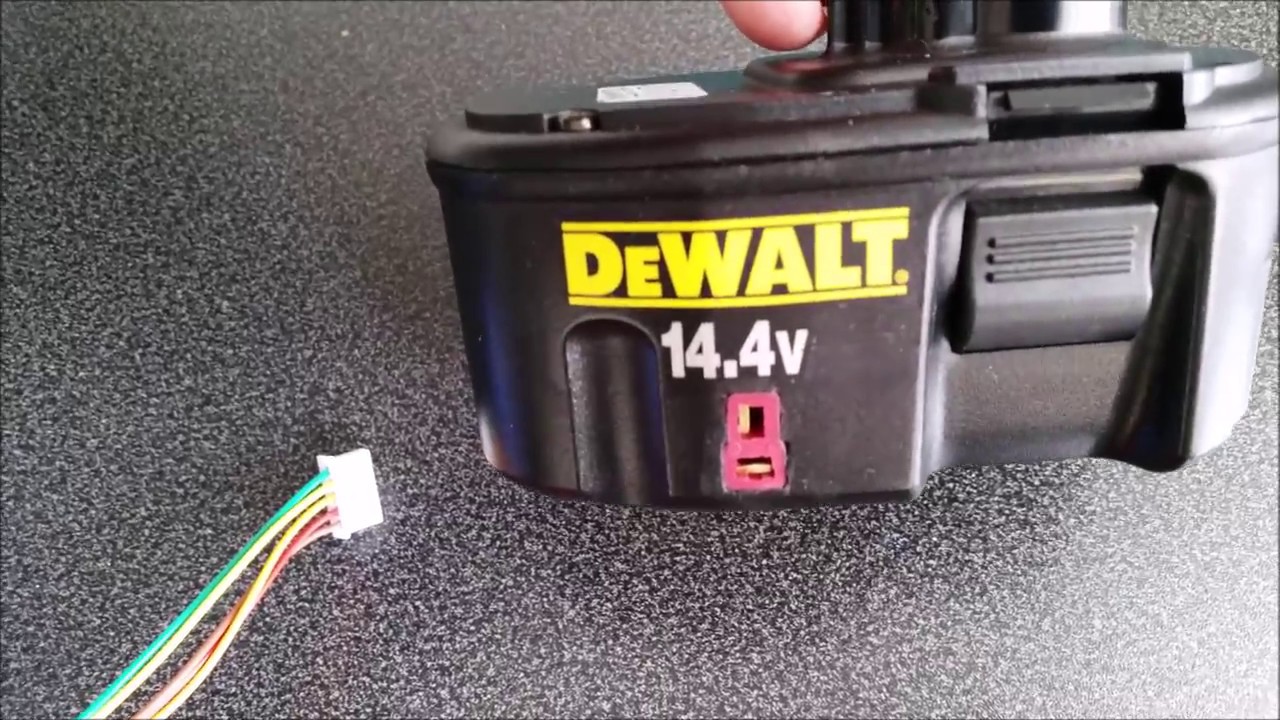 DeWALT 14.4V XRP Battery Pack Conversion to Lithium (4S Li-Po)