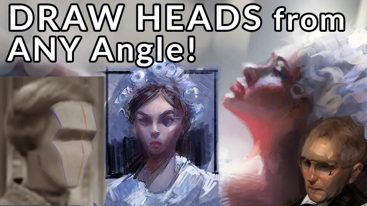 Learn To Draw The Head From ANY Angle   Quick Tip