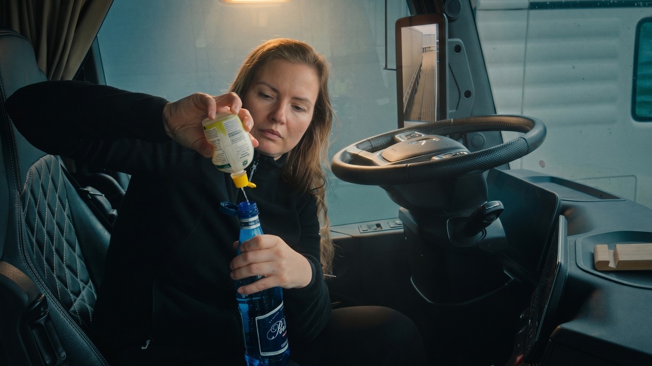 Woman Trucker vs Extreme Conditions: 1600 km of Heavy Rain & Storms