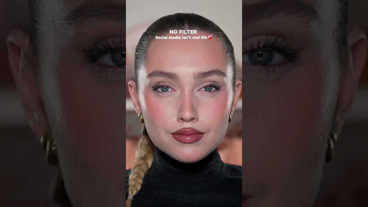 Social media isn&rsquo;t real life ❤️&zwj;🩹 #realitycheck #reality #filter #realskin #skin #makeup #selflove